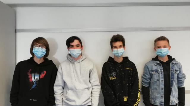 Christoph Santa, Gabriel Steier, Adam Dalpiaz und Martin Ferrari