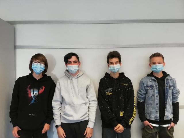 Christoph Santa, Gabriel Steier, Adam Dalpiaz und Martin Ferrari